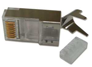Cat.6/6A FTP Solid RJ45 Plug 22-26AWG - 2 Piece
