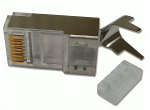 CAT.6 FTP Solid RJ45 Plug - 23-24AWG - 2 Piece