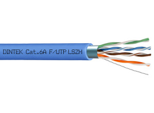 PowerMAX+ 4P Cat.6A F/UTP 23AWG LSZH Dca Cable -  Blue
